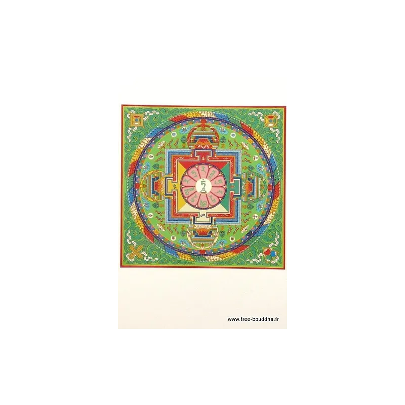 Carte postale bouddhiste CITTAMANI TARA - Cartes postales bouddhistes
