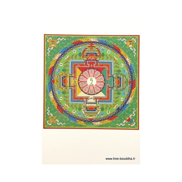 Carte postale bouddhiste CITTAMANI TARA Cartes postales bouddhistes CPB37