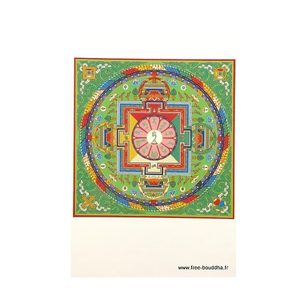 Carte postale bouddhiste CITTAMANI TARA - Cartes postales bouddhistes