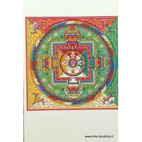 Carte postale bouddhiste MANDALA de VAJRASATTVA - Cartes postales bouddhistes