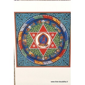 Carte postale bouddhiste MANDALA de VAJRAYOGINI Objets rituels bouddhistes CPB39