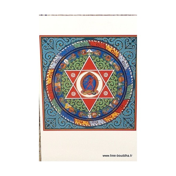 Carte postale bouddhiste MANDALA de VAJRAYOGINI-ab Cartes postales bouddhistes CPB39