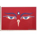 Carte postale bouddhiste Yeux du Bouddha Cartes postales bouddhistes CPB41