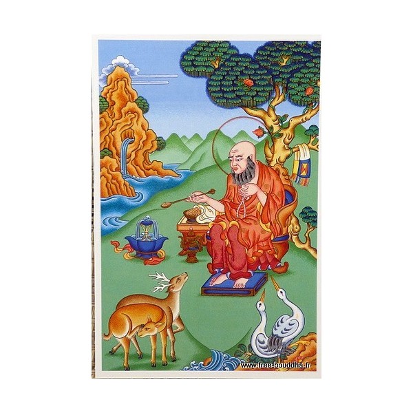 Carte postale bouddhiste LONGUE VIE Cartes postales bouddhistes CPB42
