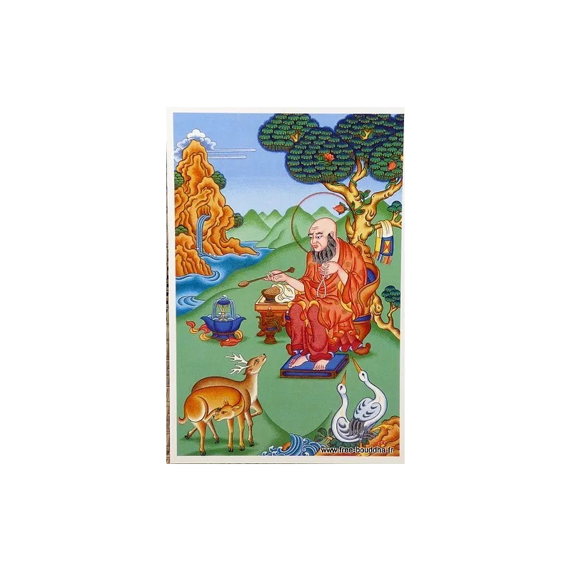 Carte postale bouddhiste LONGUE VIE - Cartes postales bouddhistes