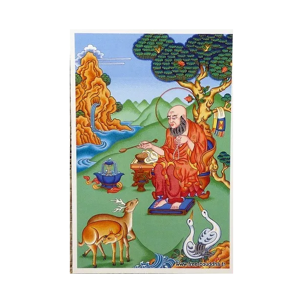 Carte postale bouddhiste LONGUE VIE - Cartes postales bouddhistes