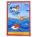 Carte postale bouddhiste Symboles de Victoire - Cartes postales bouddhistes