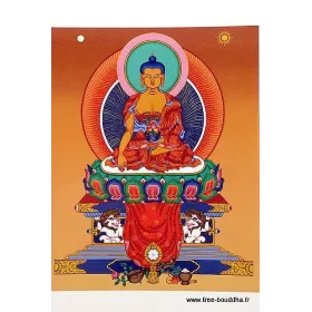 Carte postale du Bouddha Sakyamouni - Cartes postales bouddhistes