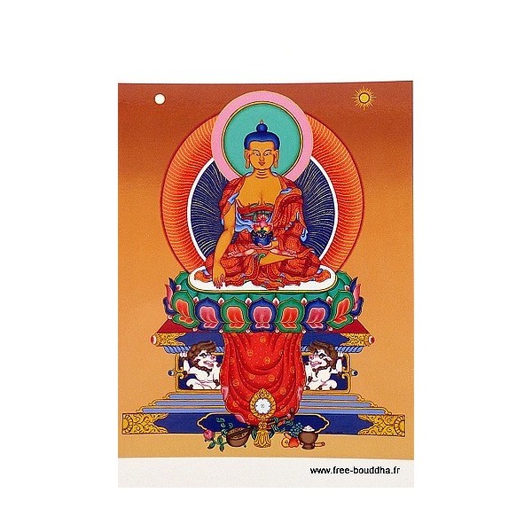 Carte postale Bouddha Sakyamouni Cartes postales bouddhistes CPB44