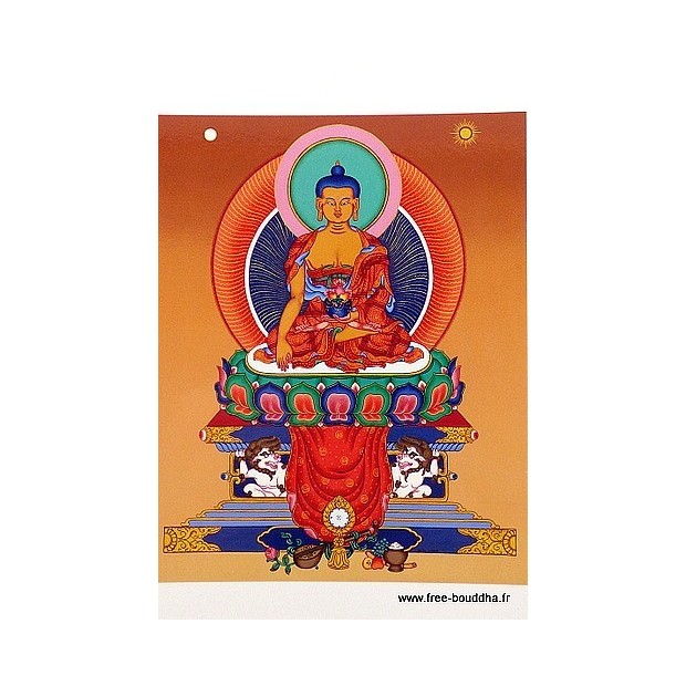 Carte postale du Bouddha Sakyamouni Cartes postales bouddhistes CPB44