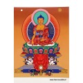 Carte postale du Bouddha Sakyamouni Cartes postales bouddhistes CPB44