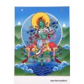 Carte postale bouddhiste TARA VERTE Cartes postales bouddhistes CPB47