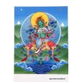 Carte postale bouddhiste TARA VERTE - Cartes postales bouddhistes