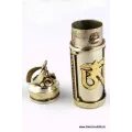 Bijou tibétain pendentif tube poison Om tibétain - Pendentifs tibétains bouddhistes