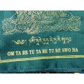 Drapeaux tibétains Tara Verte Objets rituels bouddhistes DRAT3