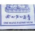 Drapeaux bouddhistes Om Mani Pedme Hum - Drapeaux tibétains