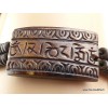 Bracelet tibétain sculpté main Mantra Chenrezi Bracelets tibétains bouddhistes OY2