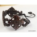Bracelet tibétain sculpté Dorje vajra Bracelets tibétains bouddhistes OY9
