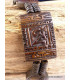 Bracelet tibétain rectangulaire sculpté du Om Bracelets tibétains bouddhistes OY1