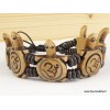 Bracelet tibétain sculpté main Tortues Bracelets tibétains bouddhistes OY7