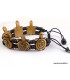 Bracelet tibétain sculpté main Tortues Bracelets tibétains bouddhistes OY7