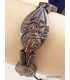 Bracelet tibétain sculpté du Dordje vajra Bracelets tibétains bouddhistes OY6