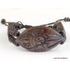 Bracelet tibétain sculpté du Dordje vajra Bracelets tibétains bouddhistes OY6