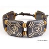 Bracelet tibétain gravé main Om Bracelets tibétains bouddhistes OY10