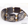 Bracelet tibétain gravé main Om Bracelets tibétains bouddhistes OY10