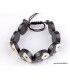 Bracelet tibétain sculpté main Ying yang Bracelets tibétains bouddhistes OY11