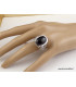 Bague Homme en Onyx noir Bagues pierres naturelles BEE52