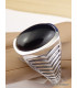 Bague Homme en Onyx noir Bagues pierres naturelles BEE52
