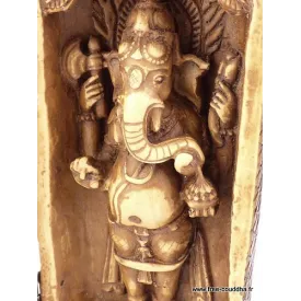 Autel temple bouddhiste portatif Ganesh 20 cm - Stupas, temples bouddhistes