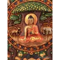 Décoration murale Mandala de Bouddha - Sculpture, tableau, masque mural bouddhiste