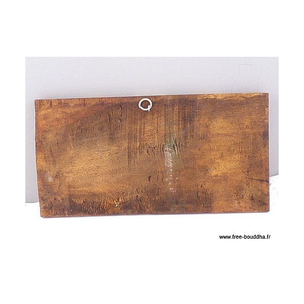 Om mani pedme hum en bois peint Décoration tibétaine OMANI1