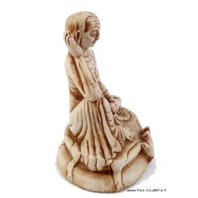 Statuette bouddhiste tibetaine bouddhiste Milarepa - Statuettes bouddhistes tibétaines artisanales