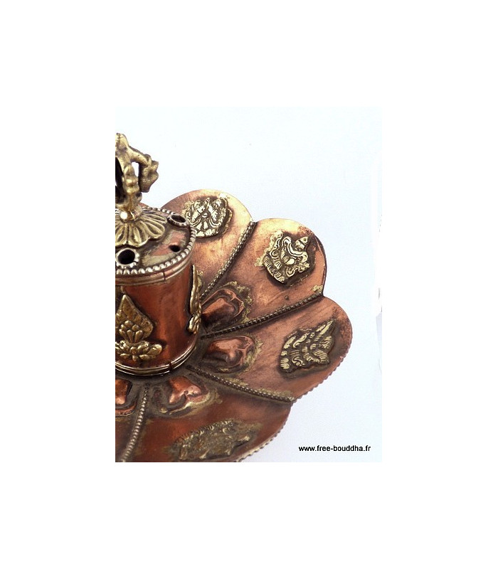 Brûleur d'encens tibétain Lotus Brûleurs et porte-encens DBLESA4.1