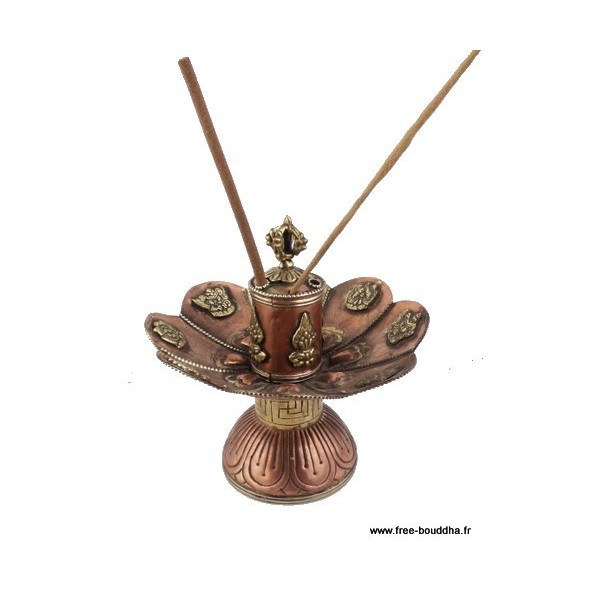 Brûleur d'encens tibétain Lotus Brûleurs et porte-encens DBLESA4.1