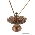 Brûleur d'encens tibétain Lotus - Porte-encens tibétains