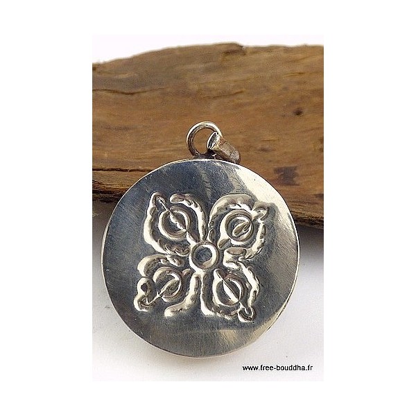 Pendentif tibétain Bouddha Ghau Bijoux tibetains bouddhistes REF63