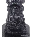 Stupa bouddhiste en résine noire - Objets rituels bouddhistes
