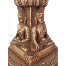 Stupa tibétain portatif en résine naturelle Statuettes Bouddhistes STUPAN2