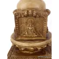 Statuette bouddhiste Stupa bouddhiste en résine naturelle - Statuettes bouddhistes tibétaines artisanales