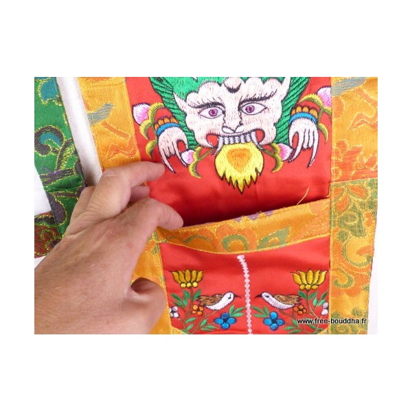 Porte-magazine ou porte-courrier bouddhiste Tentures tibétaines Bouddha PCB1