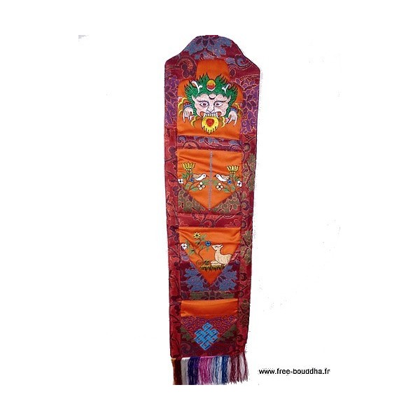 Porte-magazine ou porte-courrier bouddhiste Tentures tibétaines Bouddha PCB1