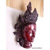 Grand Masque mural Tara Verte 38 cm Statuettes Bouddhistes MASKTV2