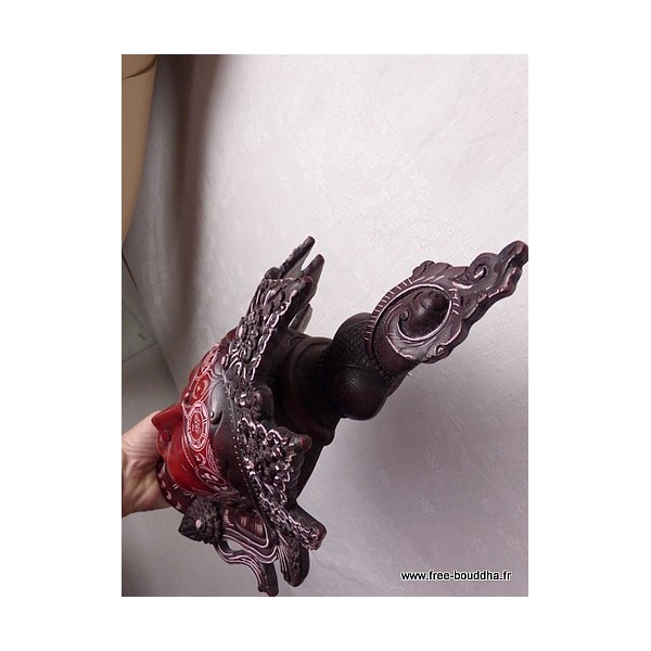 Grand Masque mural Tara Verte 38 cm Statuettes Bouddhistes MASKTV2