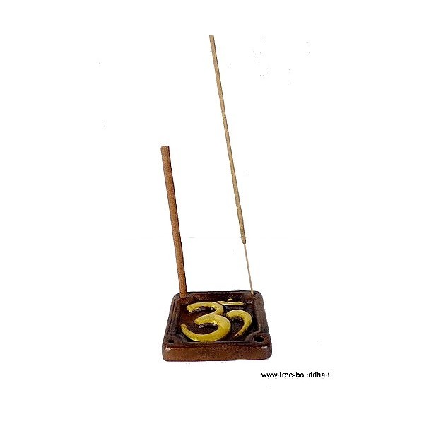 Porte encens tibétain en plâtre Encens tibétains, accessoires PETP1