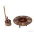 Porte-encens tibétain orné de soleils Brûleurs et porte-encens BESA2.2