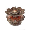Brûleur d'encens tibétain Double Lotus-w Encens tibétains, accessoires ref 3032.15